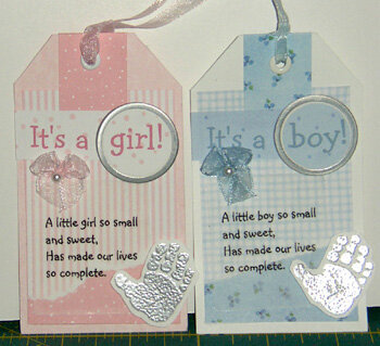 Baby Girl and Boy Tags