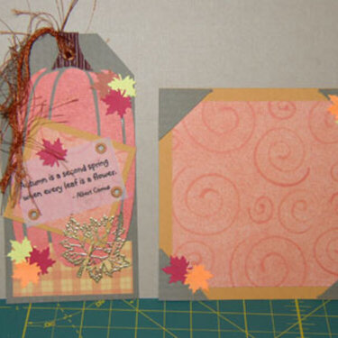 Fall Tag and Journal Box