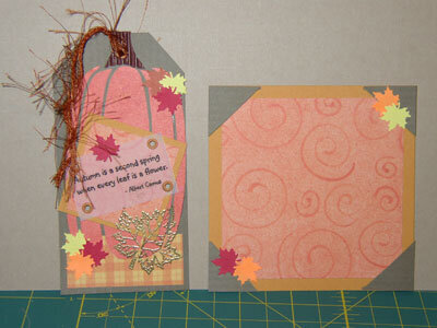 Fall Tag and Journal Box