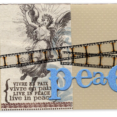Peace Vintage Card