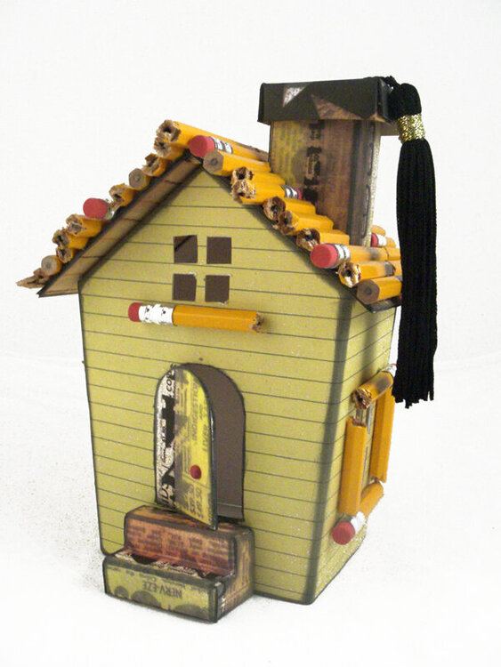 School Themed Doodlebug Mini House