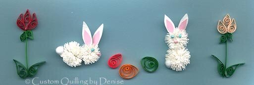 Quilled Spring Bunnies