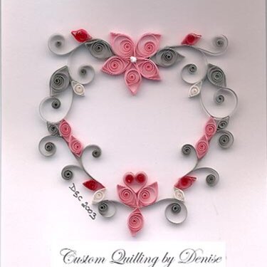 Quilled Filigree Heart