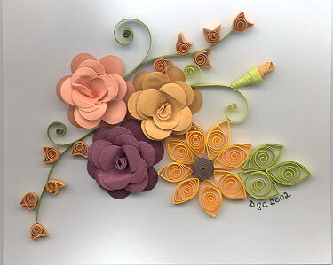 Quilled Roses Class #2