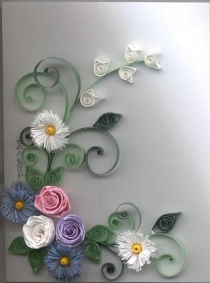 Quilled Spring Roses