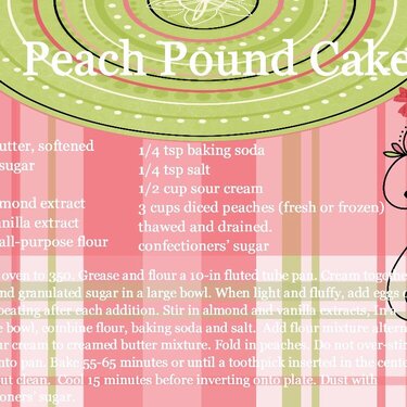 Peach Pound Cake