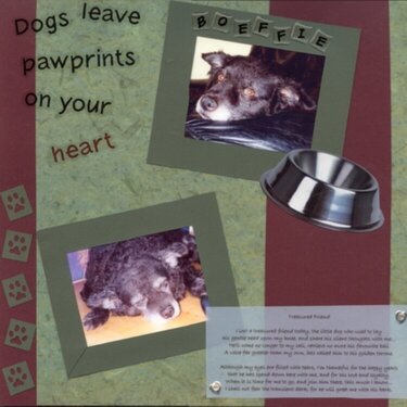 054 - Dogs leave pawprints on your heart