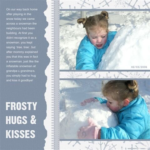 Frosty Hugs and Kisses