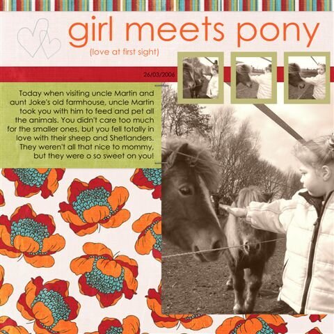 Girl meets pony