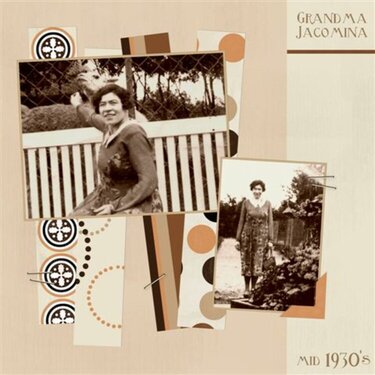 Grandma Jacomina, mid 1930&#039;s