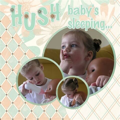 Hush, baby&#039;s sleeping