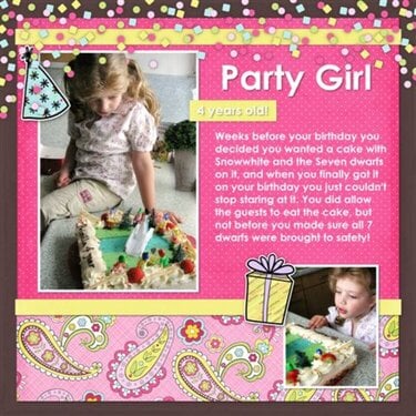 Party Girl (4th birthday)
