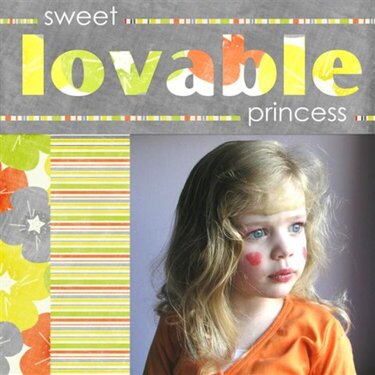 sweet lovable princess