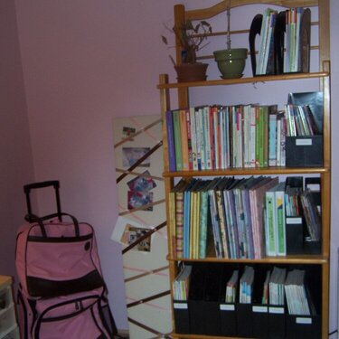Bookshelf and Crop Storage