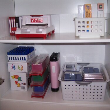 Inside Sizzix Station Cupboard AFTER