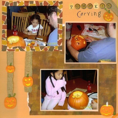 Pumpkin Carving ~Pokey Peas, week 2~