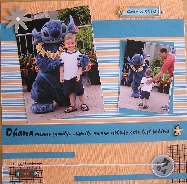 Ohana means family..........