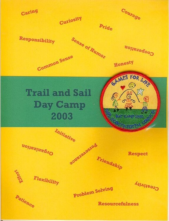 Day Camp Title page