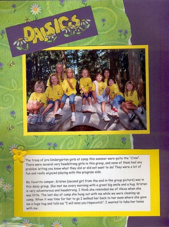 Day Camp Daisies