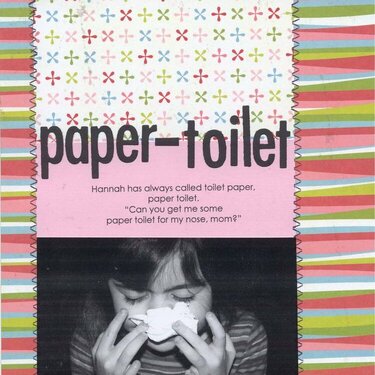 Paper Toilet?