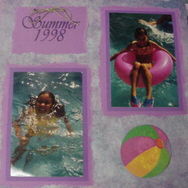 Purple Swimming