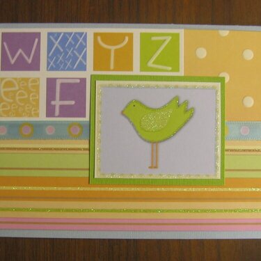 Baby Bird Card