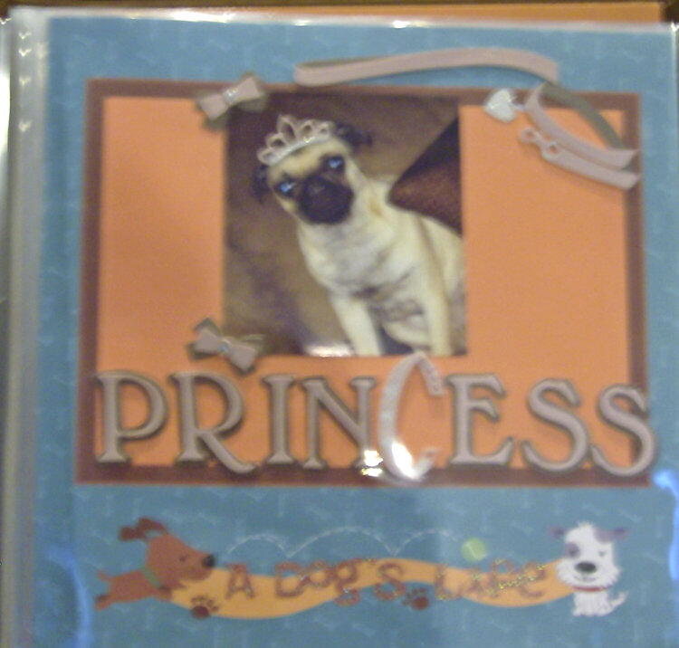 Princess Front Page of Her Scrapbook