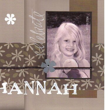 Celebrate Hannah/Miss Tildy&#039;s scraplift/ Scrappy_Chicks color challenge