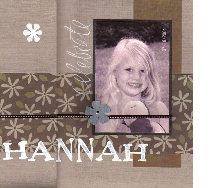 Celebrate Hannah/Miss Tildy&#039;s scraplift/ Scrappy_Chicks color challenge