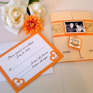 Gina and Pablo&#039;s wedding invite