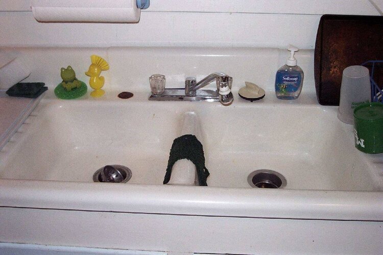 Yes, my sink....
