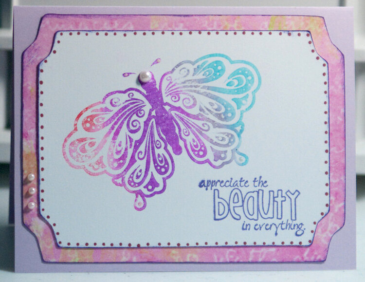Buttefly card