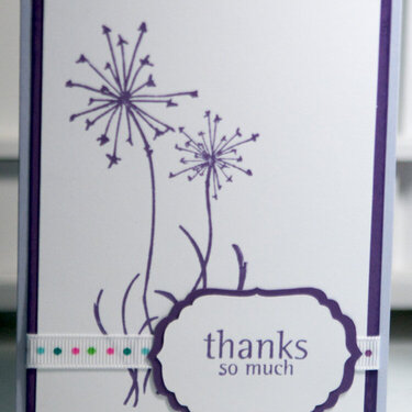 Thank you card...