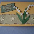"Lily of Valley" Thinking of  you card