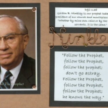 Follow The Prophet