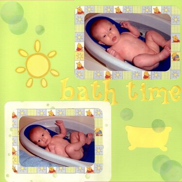 Bathtime with Pooh left