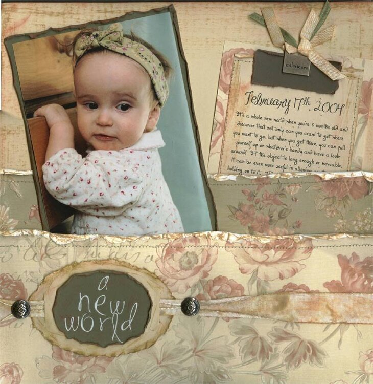 A New World *CK Scrapbooking Baby Moments*