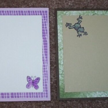 Frog &amp; Butterfly Journal Boxes