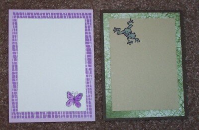 Frog &amp; Butterfly Journal Boxes