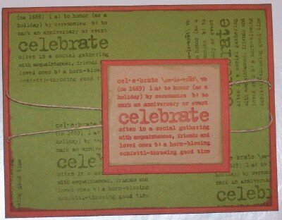 Celebrate Card