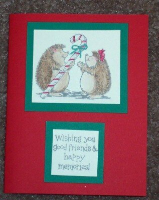 HedgeHog Christmas Card