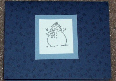Snowman Card 2