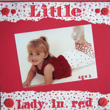 Little lady in red