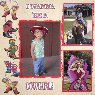 I wanna be a cowgirl