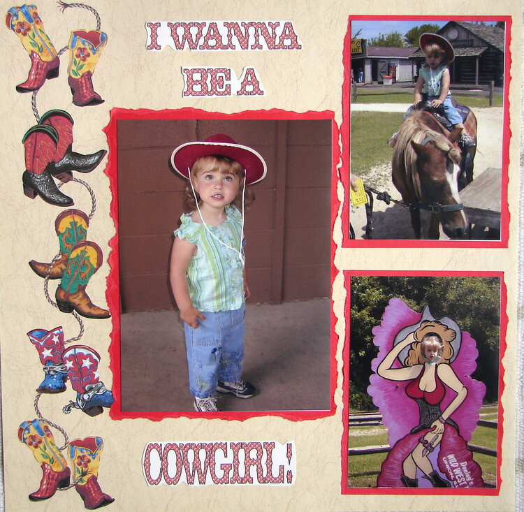 I wanna be a cowgirl