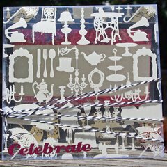 Celebrate acrylic card