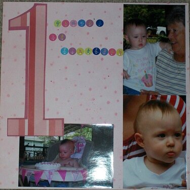 Grace&#039;s 1st Birthday page 1