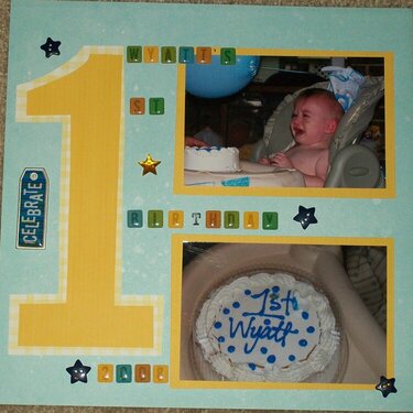 Wyatt&#039;s 1st Birthday page 1