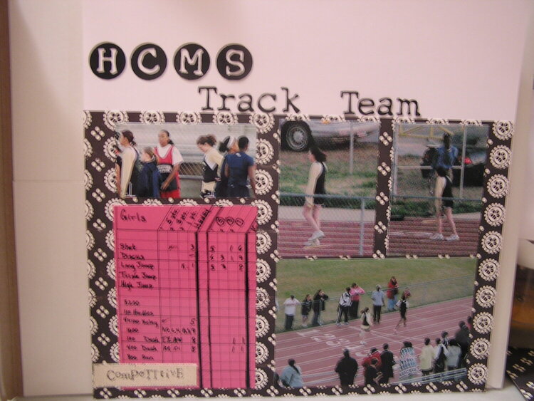 HCMS Track Team page 1