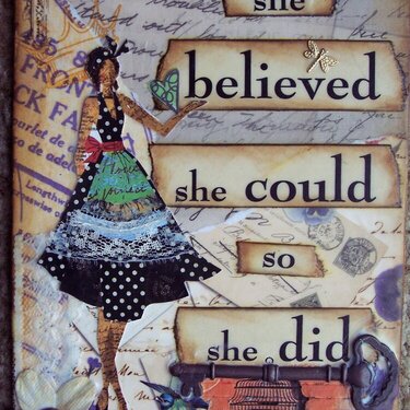 She believed she could...